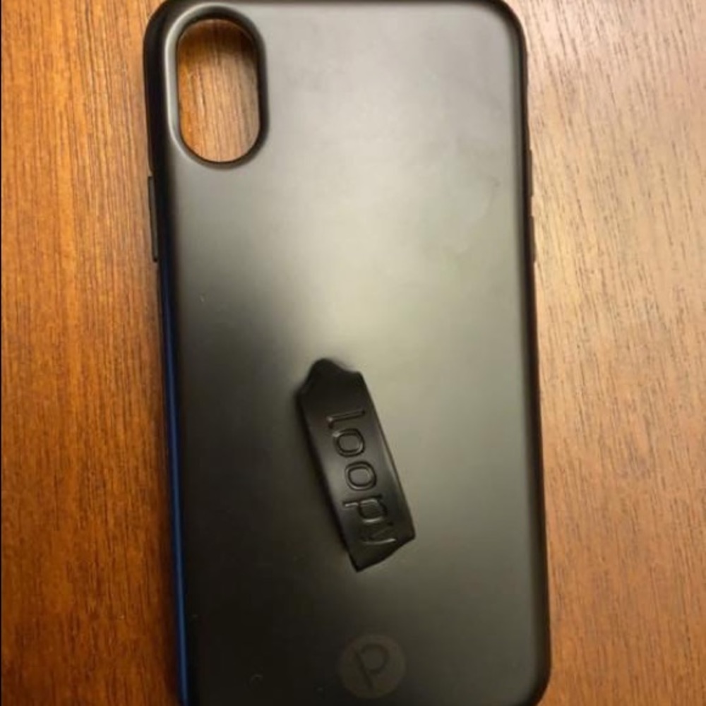 Stealth black Loopy iPhone X/XS case